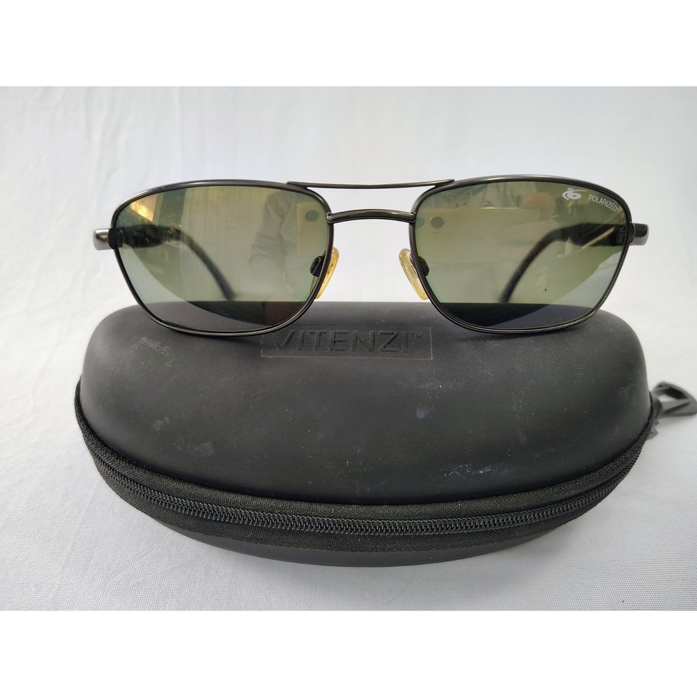Vintage Bolle‎ Polarized Sunglasses Y2K Wrap Italy Made Dark Metal Gray Sport...